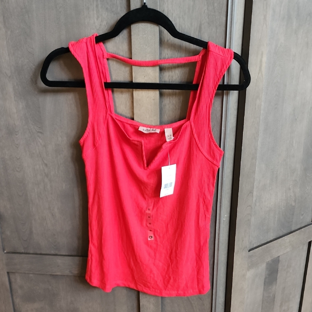 Willow And Root Stylish Red Women's Top
